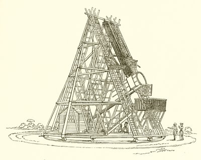 View of the Great Telescope Erected at Slough by English School