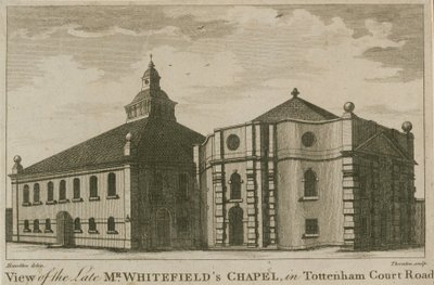 View of the late Mr Whitefield