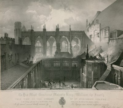 View of the Remains of St Stephen