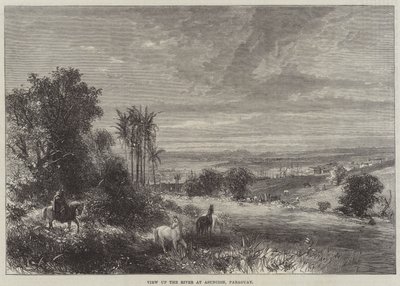 View up the River at Asuncion, Paraguay by English School