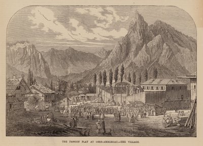 Village of Oberammergau, Bavaria, venue of an annual Passion Play by English School