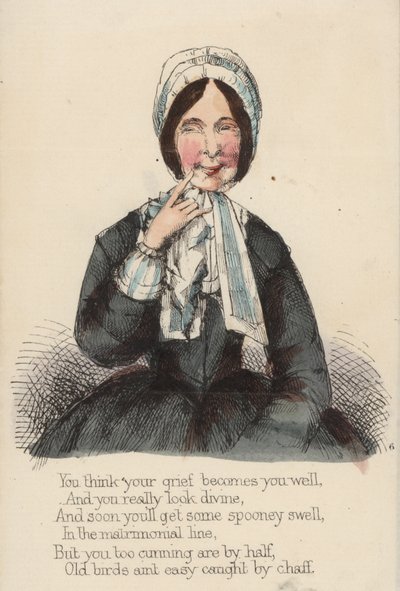 Vinegar Valentine Card by English School