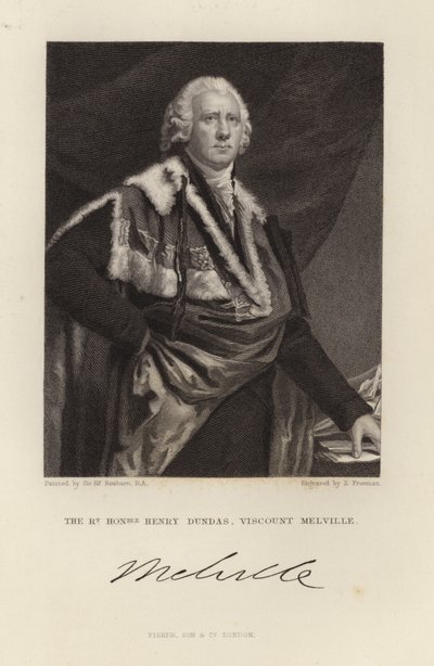 Viscount Melville by English School