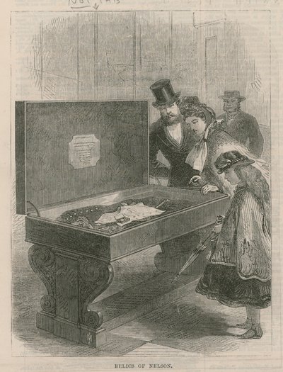 Visit to Greenwich Hospital; Relics of Nelson by English School