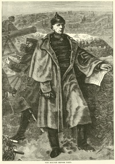 Von Moltke Before Paris, November 1870 by English School