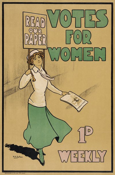 Votes for Women, from The Suffragette, pub.1912 by English School