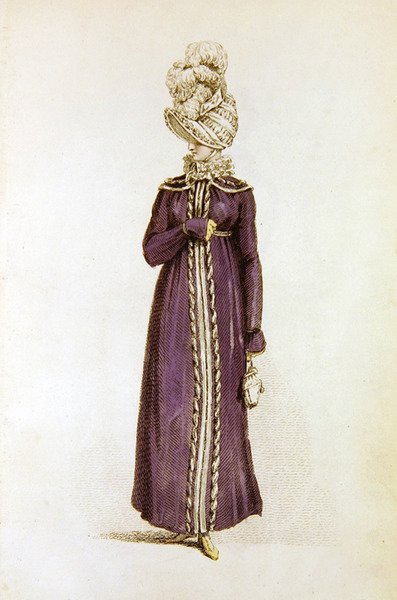 Walking Dress, Fashion Plate from Ackermann