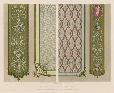 Wall Decoration by English School