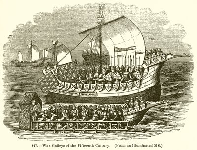 War-Galleys of the Fifteenth Century by English School