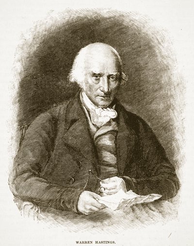 Warren Hastings, illustration from Cassell