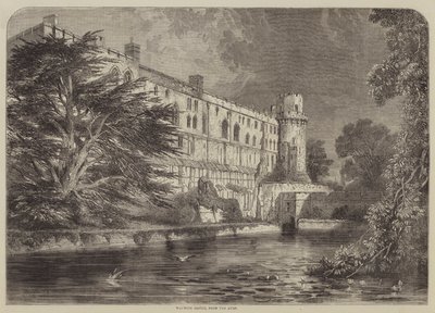 Warwick Castle, from the Avon by English School