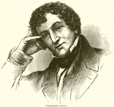 Washington Irving by English School