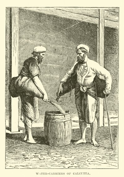 Water-Carriers of Calcutta by English School