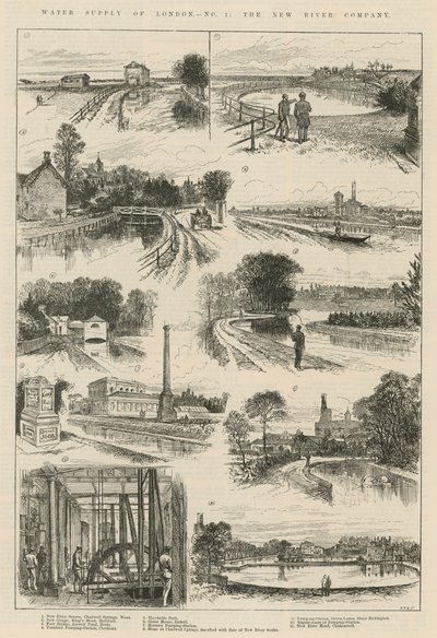 Water supply of London: The New River Company by English School