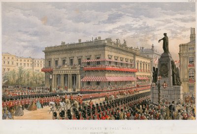 Waterloo Place and Pall Mall by English School