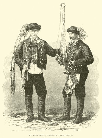 Wedding Guests, Kolosvar, Transylvania by English School