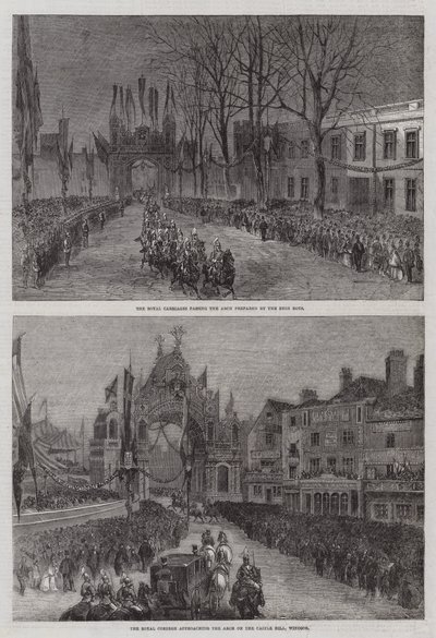 Wedding of the Prince of Wales and Alexandra of Denmark by English School