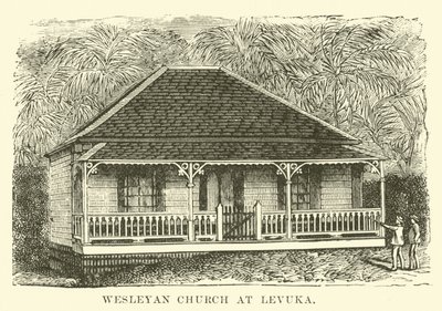 Wesleyan Church at Levuka by English School