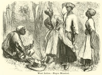 West Indies, Negro Minstrel by English School