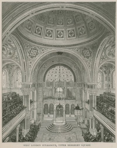 West London Synagogue, Upper Berkeley Square by English School