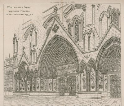 Westminster Abbey Northern Porches by English School