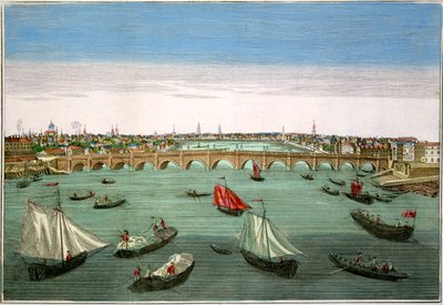 Westminster Bridge, London, early to mid 18th century by English School