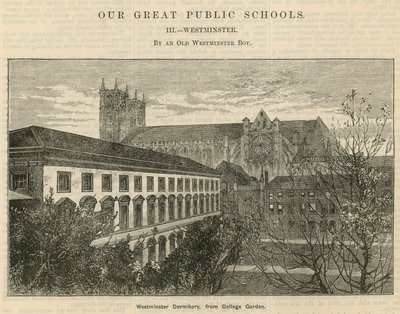 Westminster Dormitory, from College Garden by English School