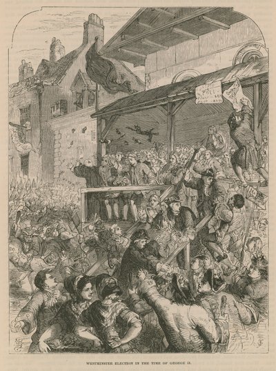 Westminster Election in the Time of George II by English School