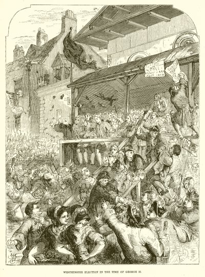 Westminster Election in the time of George II by English School