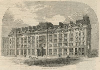 Westminster Palace Hotel by English School