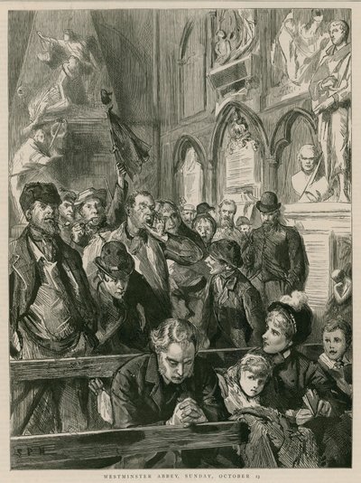 Westminster Abbey, Sunday, October 23 by English School