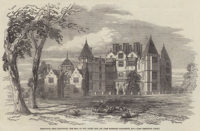 Westwood, near Droitwich, the Seat of the Right Honourable Sir John Somerset Pakington, MP by English School