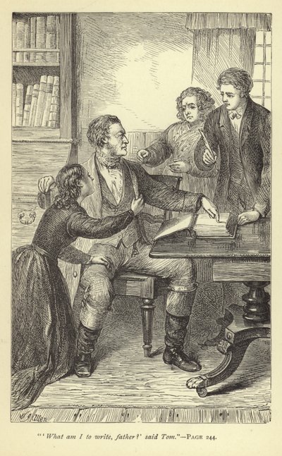 What am I to write father? said Tom by English School