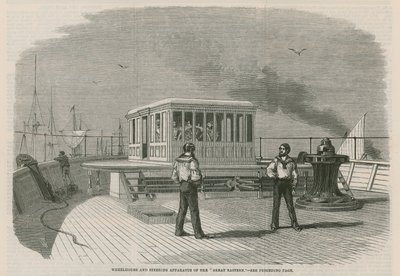 Wheelhouse and Steering Apparatus of the Great Eastern by English School
