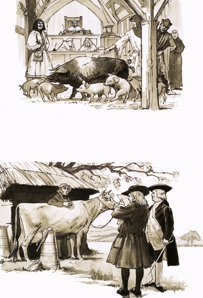 When Animals Were Tried in Court by English School