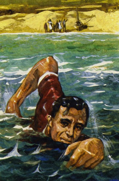 Whenever possible, Roosevelt would swim to help rebuild his strength by English School