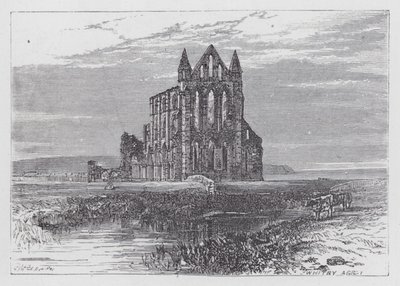 Whitby Abbey by English School
