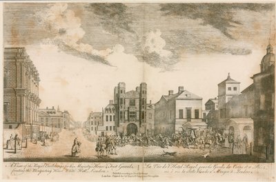 Whitehall. Circa 1755 by English School