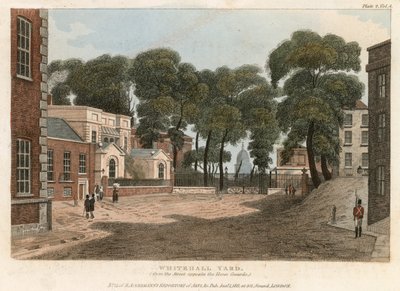 Whitehall Court or Yard, Vanbrugh House, Demolished 1898 by English School