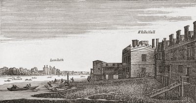 Whitehall, London, as it was in the 18th century, from 