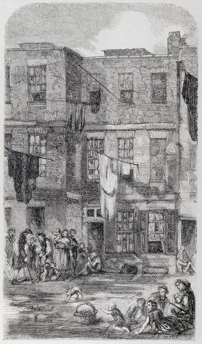 Wild Court, off Great Wild Street, Drury Lane by English School