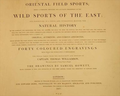Wild Sports Of The East: Frontispiece from 