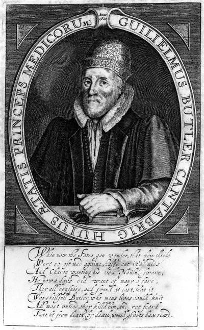 William Butler, after an original portrait at Clare Hall, Cambridge, 1620 by English School