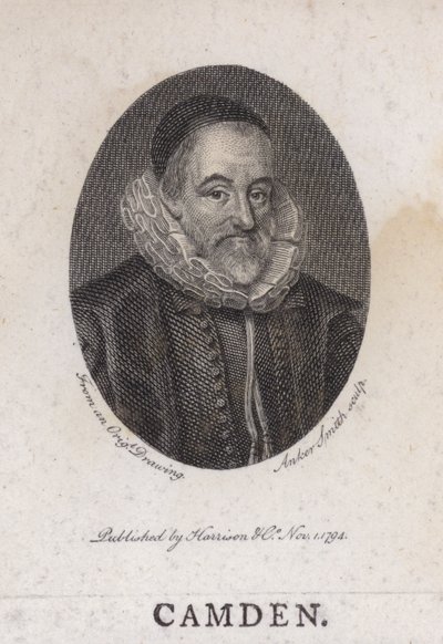 William Camden, English antiquary, historian and geographer by English School