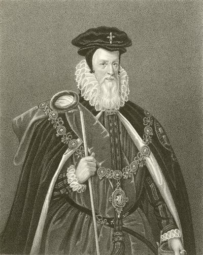 William Cecil, Lord Burghley by English School