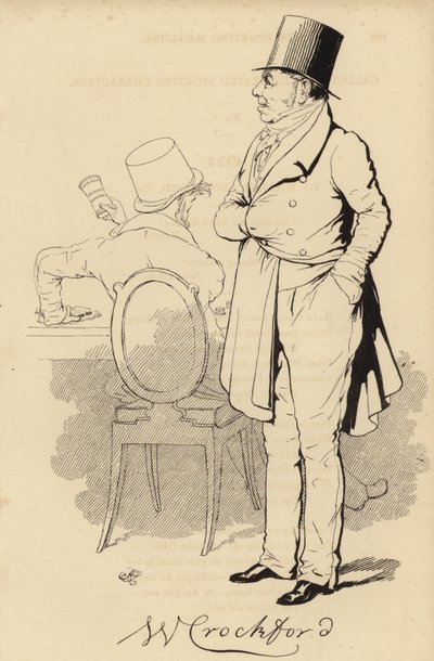 William Crockford, London gambling club proprietor by English School
