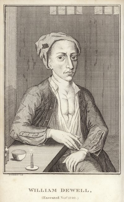 William Dewell, Executed November 1740 by English School