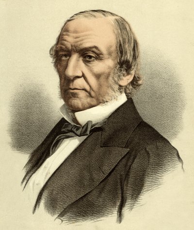 William Ewart Gladstone by English School