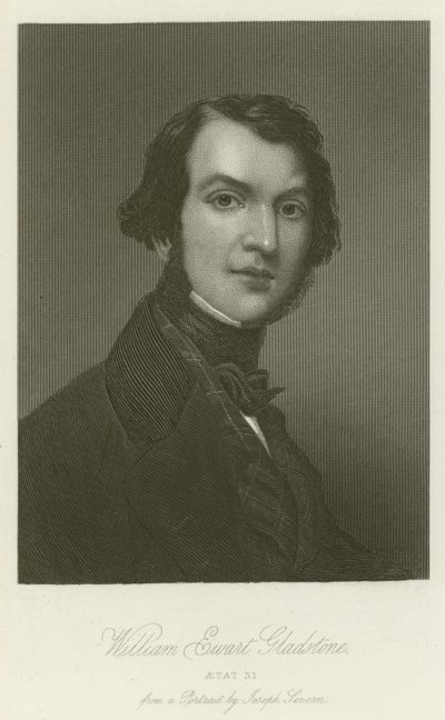 William Ewart Gladstone, Aetat 31 by English School