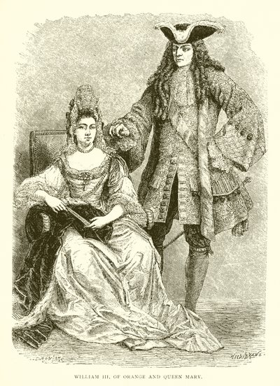 William III of Orange and Queen Mary by English School